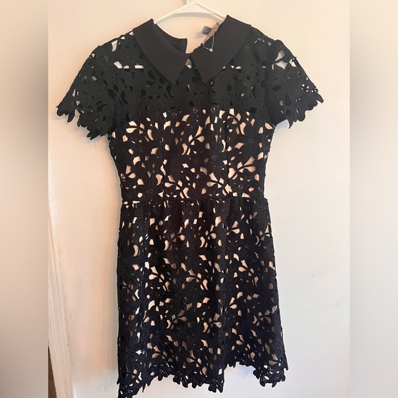 Aqua Capsule Little Black Lace Dress Womens Size Small - Picture 1 of 4